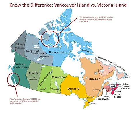 Map Of Victoria Island Canada