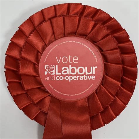 Labour And Co Operative Rosette Co Operative Party