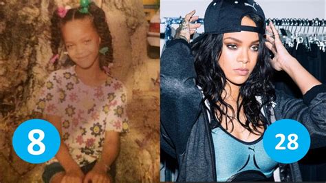 Rihanna Before And After From 1 To 29 Years Old Youtube