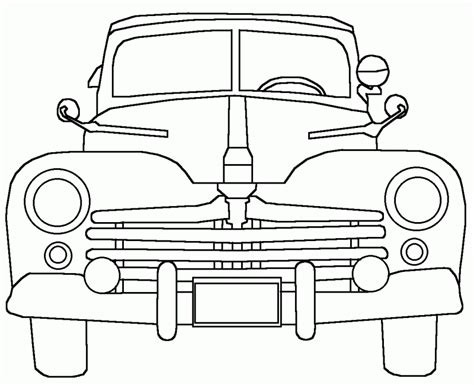 Antique Car Coloring Pages Coloring Home