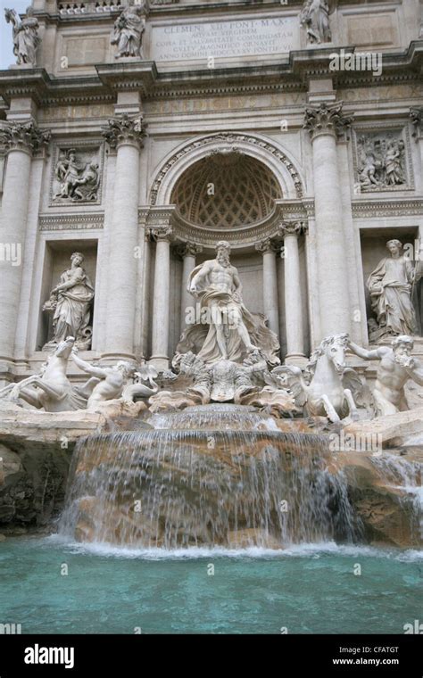 The Baroque Trevi Fountain In Rome Italy Stock Photo Alamy