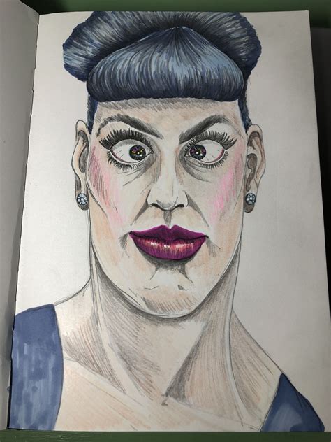 Katy Perry Inspired Crazy Face Drawing