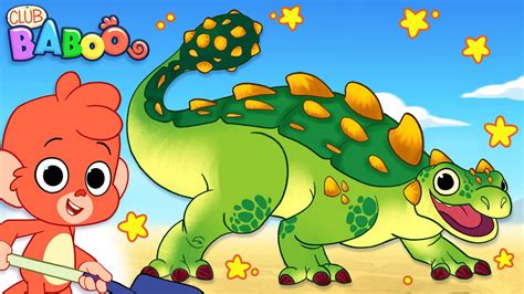 Club Baboo Dinosaurs Ankylosaurus Bones Dino Cartoon Movie
