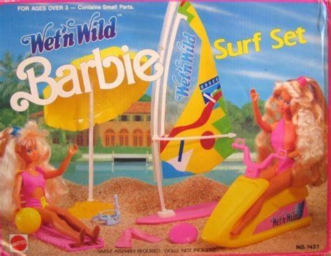1989 Barbie Wet N Wild Barbie Surf Set Barbie Barbie Toys Playset