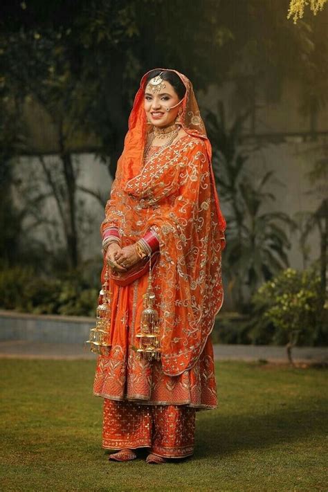 Punjabi Wedding Suit Punjabi Bride Punjabi Dress Indian Bridal Fashion Indian Wedding