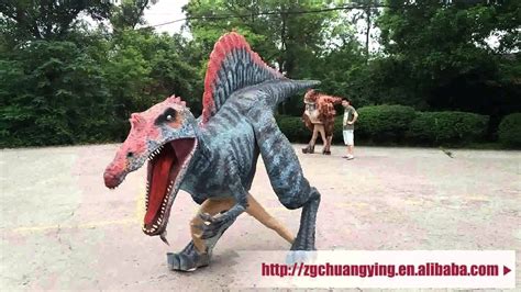 Spinosaurus Realistic Dinosaur Costume Alive From Jurassic