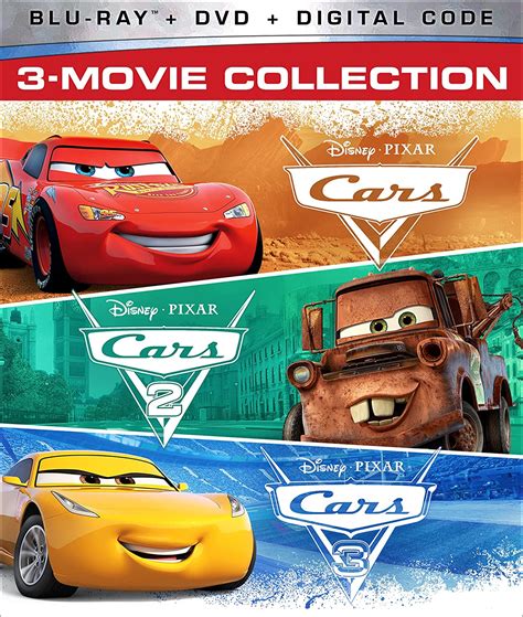 Cars 3 Movie Collection Blu Ray Mx Películas Y Series