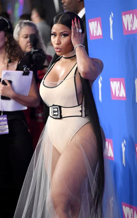 Nicki Minaj Outfit Vmas 2018 Popsugar Fashion Photo 29