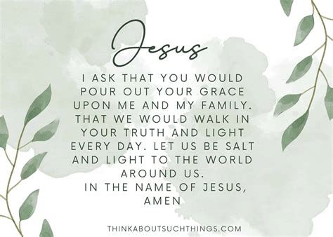 8 Inspiring Prayers For Grace In Your Life | Think About Such Things