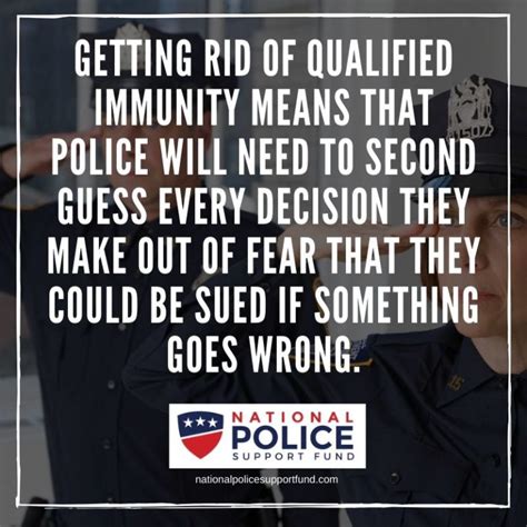Qualified Immunity Pros And Cons National Police Support Fund