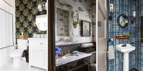 Best Bathroom Wallpaper Ideas - 17 Beautiful Bathroom Wall Coverings