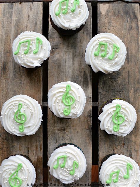 Amys Confectionery Adventures Music Note Cupcakes