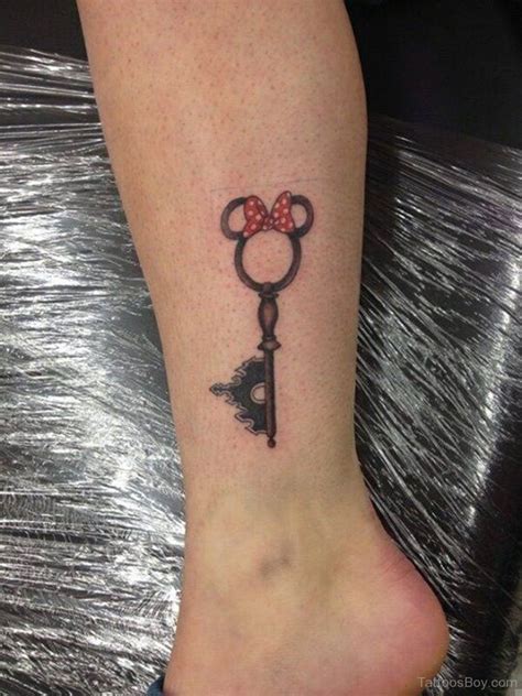 Disney Key On Leg Tattoo Designs Tattoo Pictures