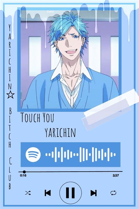 Yarichin B Club Touch You Spotify Code Artesanías de anime Música
