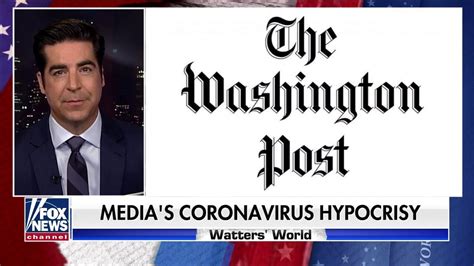 Watters Medias Coronavirus Hypocrisy Latest News Videos Fox News