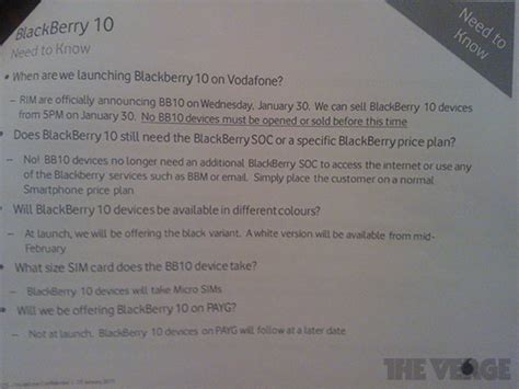 Blackberry Z10 Available On January 30th In The Uk The Verge
