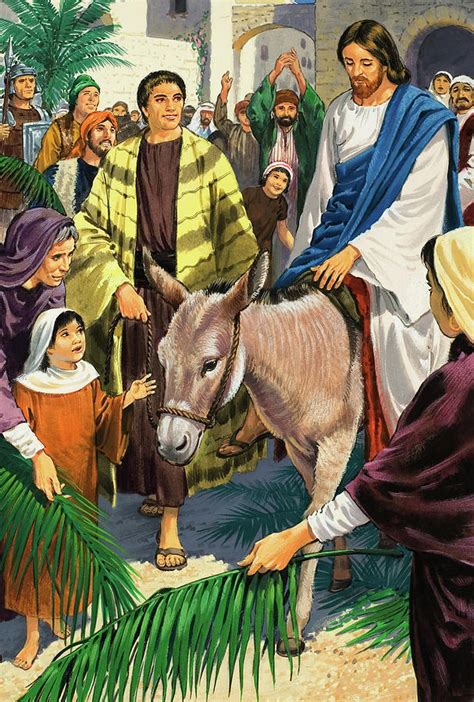 Palm Sunday Painting By Clive Uptton Fine Art America