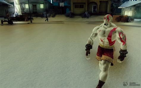 Skin Of Kratos From God Of War For Gta San Andreas