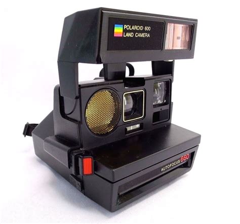 Vintage Polaroid 600 Land Camera Autofocus 660 Instant Color Film 1980s