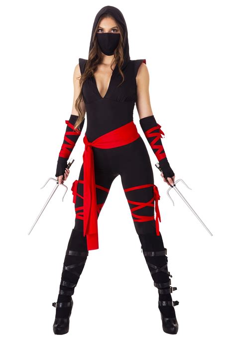 Sexy Deadly Ninja Costume For Women