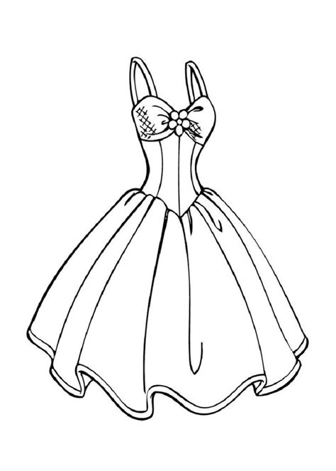 Free Wedding Dress Coloring Pages Educative Printable Coloring