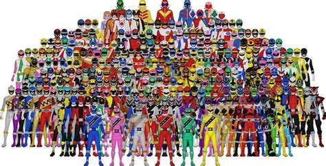 All Of Super Sentai By Taiko On Deviantart All Power Rangers