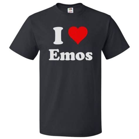 I Love Emos T Shirt I Heart Emos Ebay
