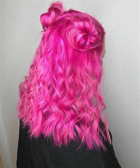 Hair Styles Hot Pink Hair Hair Color Pink