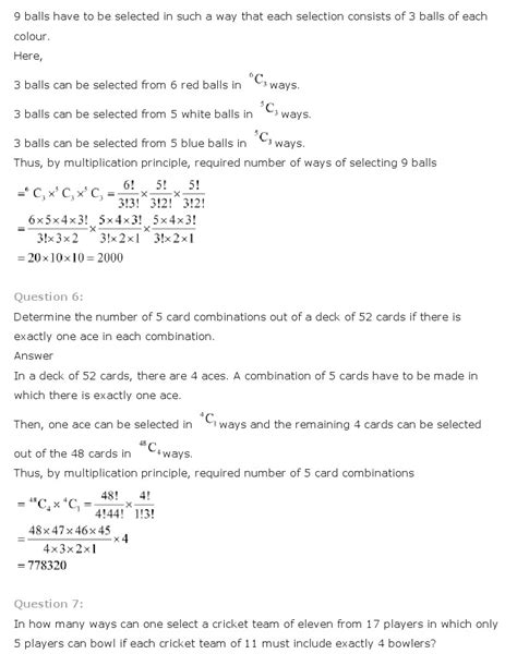 Ncert Solutions For Class 11th Maths Chapter 7 Permutation And