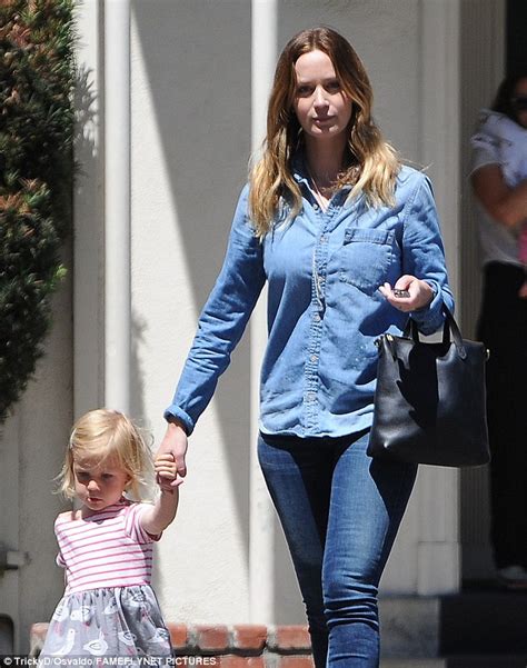 Emily Blunt Spends Time With Her Daughter Hazel After Giving Birth To Daughter Violet Daily