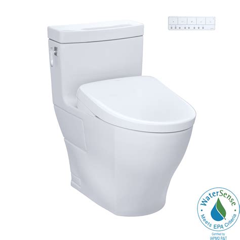 Toto® Washlet® Aimes® One Piece Elongated 128 Gpf Toilet With Auto