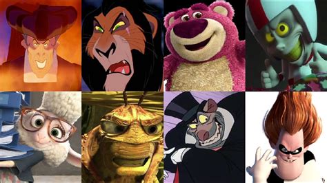 Disney Pixar Villains