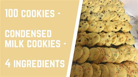 How To Make The Famous 100 Cookie Recipe Condensed Milk Cookies