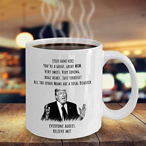 Amazon Com Trump Mug For Mom Personalized Donald Trump Coffee Cup Maga Political Conservative