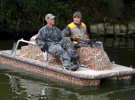 Check Out The Duck Hunting Pedal Boat A Hands Free Human Powered