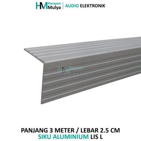 Jual Siku Aluminium Lis L Alumunium Hardcase 3m 3 Meter Shopee