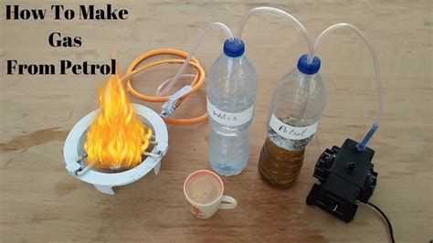 How To Make Gas From Petrol And Water Homemade Project How To Make Free
