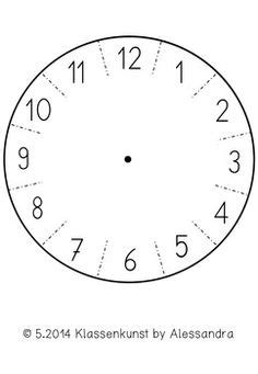 Uhr und zeiger ausschneiden und auf ein stück pappe/karton. Download als PDF: ABC und 123 - Uhrzeit Uhr Bastelanleitung - Krämer | Uhrzeit lernen, Uhrzeit ...