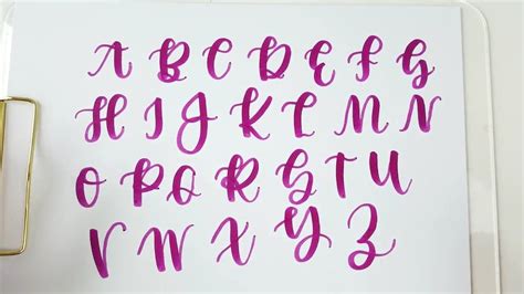 Capital Letters Handlettering Crayola Markers Hand Lettering Alphabet