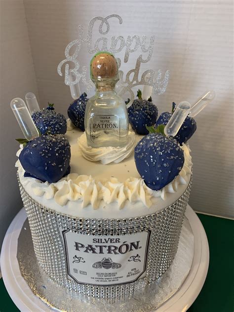 Patron Cake Alcohol Cake Alcohol Birthday Cake 22nd Birthday Cakes