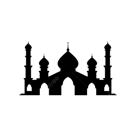 Creative Icon Silhouette Vector Png Mosque Vector Icons Emblem Concept