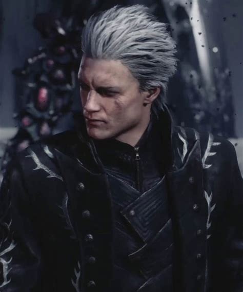 Devil May Cry Vergil Coat Black Leather Trench Coat Jacket Makers
