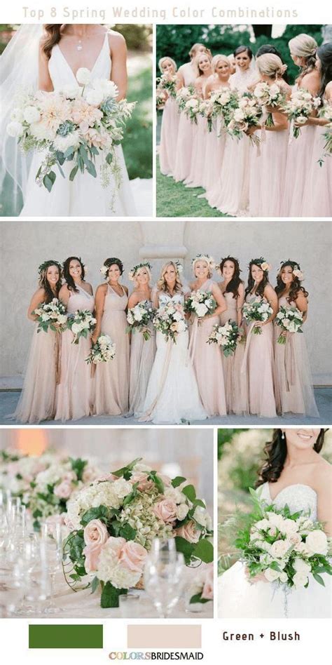 Top 8 Spring Wedding Color Palettes For 2019 Spring Wedding Colors