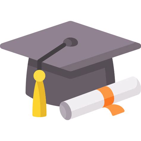 Sombrero De Graduacion Iconos Gratis De Educación