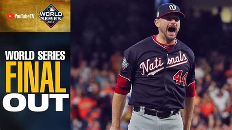 Washington Nationals Get Final Out To Win The 2019 World Series Youtube