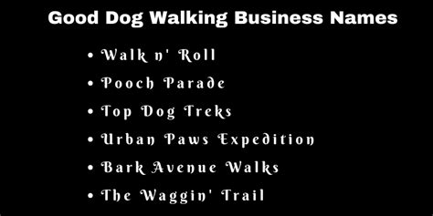 700 Dog Walking Business Names Ideas To Get Inspired