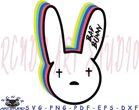 Bad Bunny Logo Svg Bad Bunny Svg Bad Bunny Sticker El Etsy Images