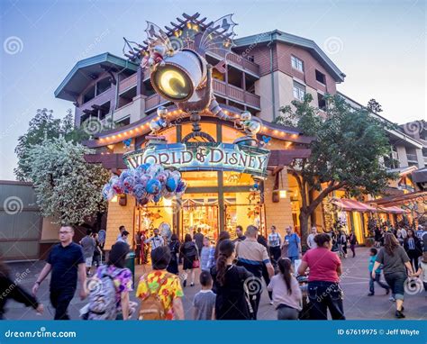 World Of Disney Store At Downtown Disney Editorial Image Image Of