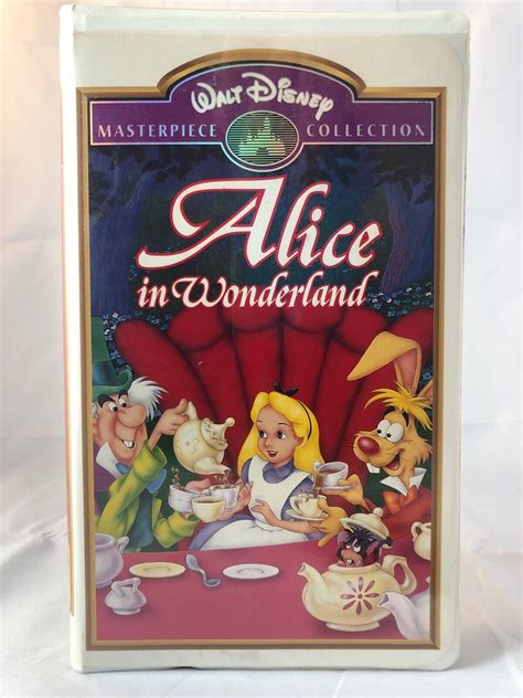 Alice In Wonderland VHS Walt Disney Masterpiece Collection 12257036039