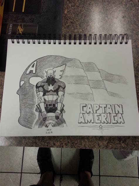 Captain America Us Flag By Ironmantran On Deviantart